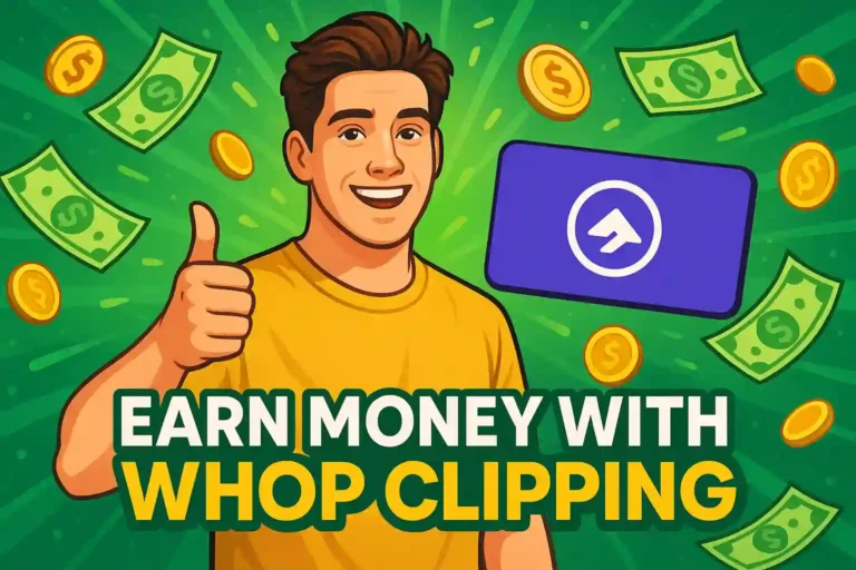 Earn Money With Whop Clipping
