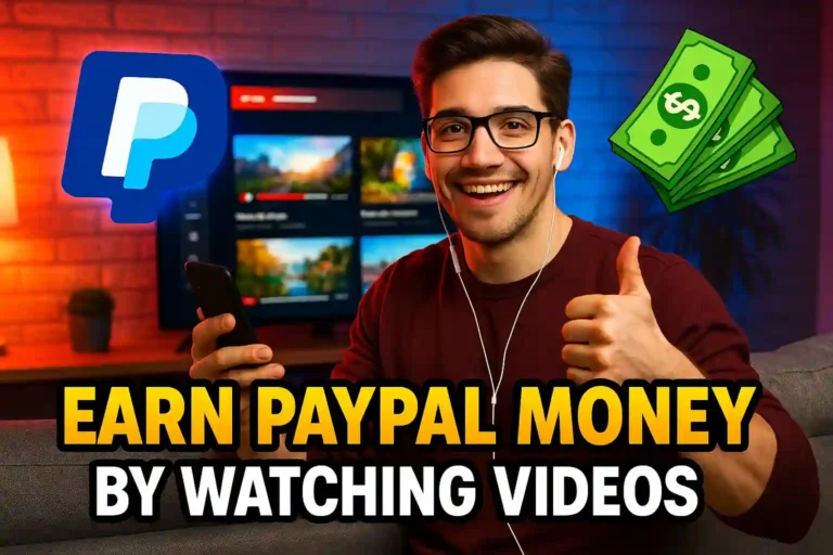 Earn PayPal Money By Watching Videos