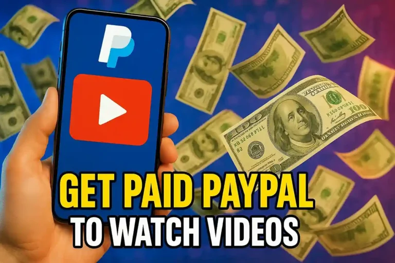 get paid paypal to watch videos