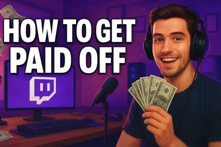 How To Get Paid Off Twitch