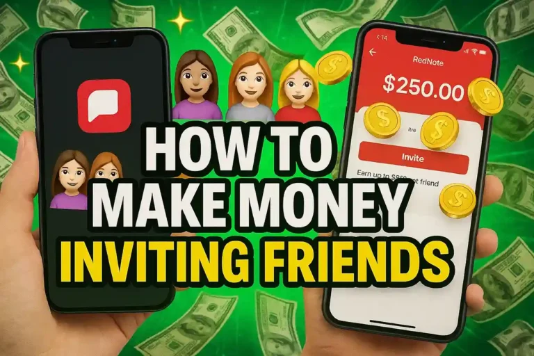 how to make money by inviting friends on RedNote